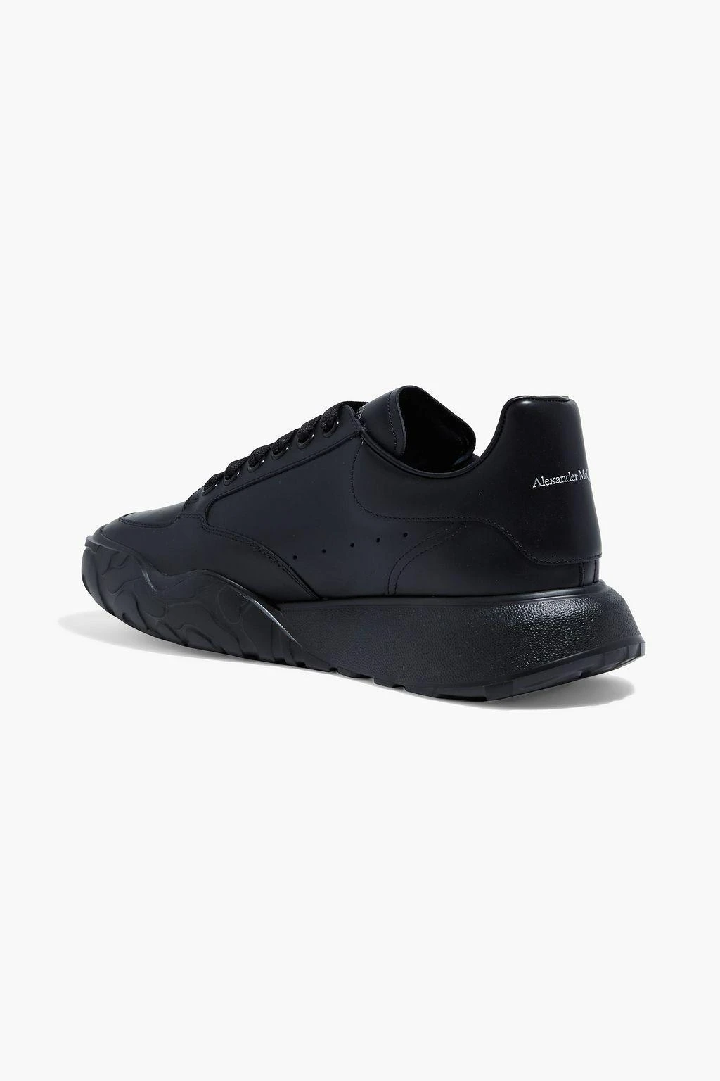 商品Alexander McQueen|Leather exaggerated-sole sneakers,价格¥2807,第3张图片详细描述