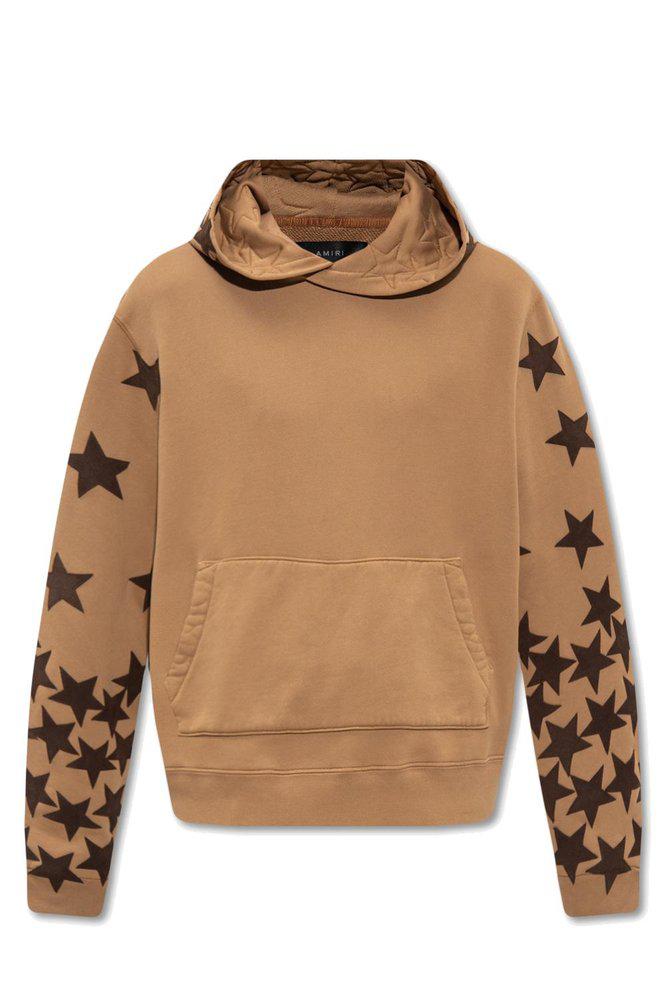 Amiri Long-Sleeved Star-Patch Hoodie商品第1张图片规格展示