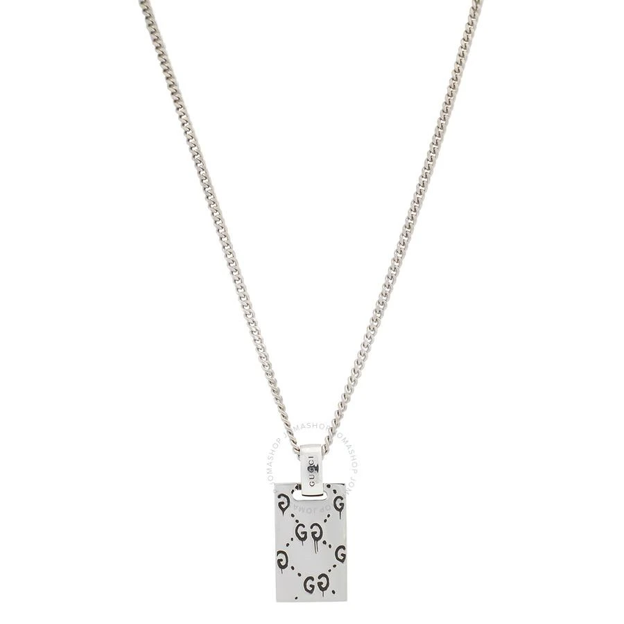 商品Gucci|Ghost pendant necklace in silver,价格¥2194,第1张图片