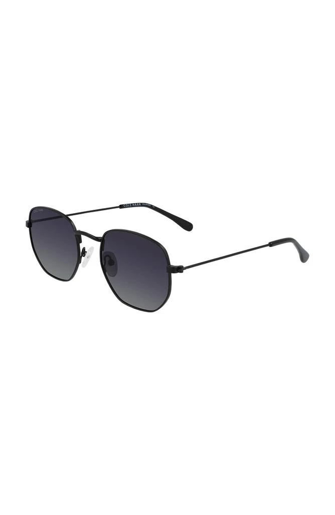 商品Cole Haan|51mm Polarized Angular Round Sunglasses,价格¥330,第2张图片详细描述