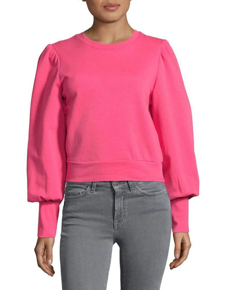 商品Miss Selfridge|Bishop Sleeve Cotton Sweatshirt,价格¥74,第1张图片