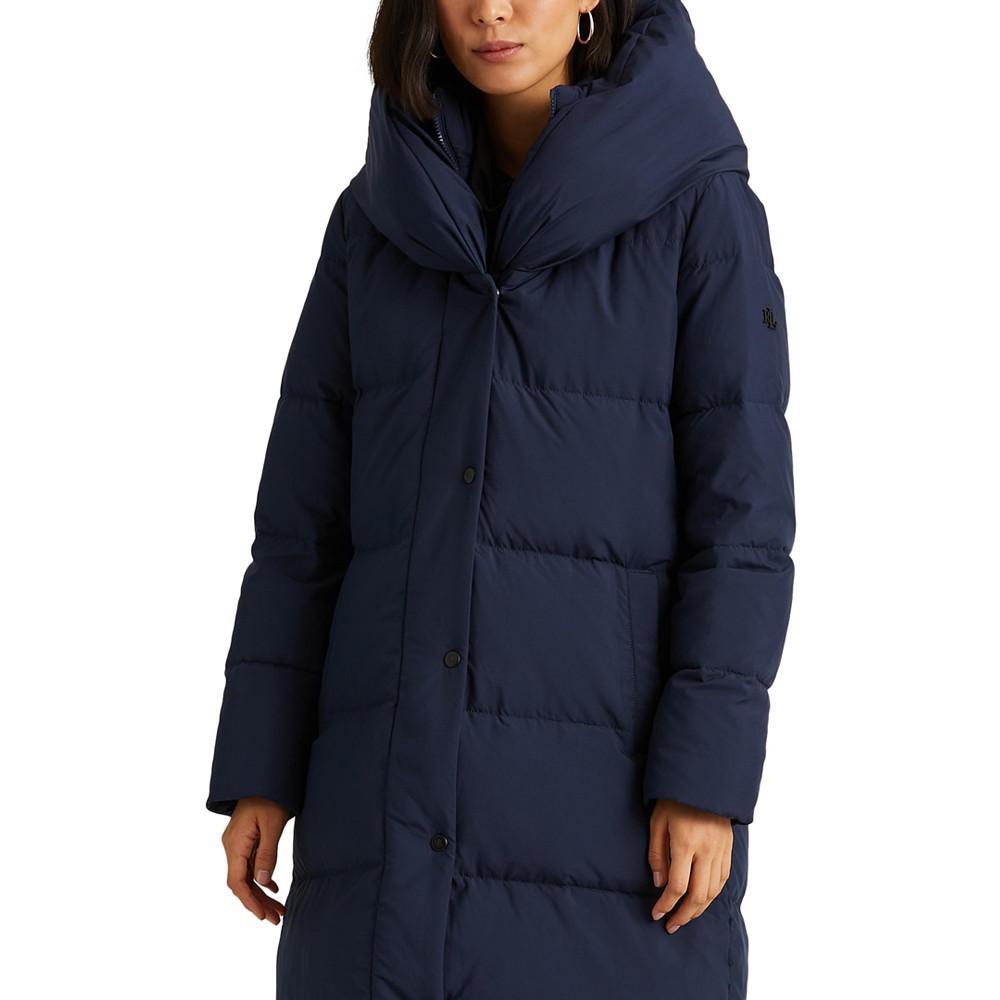 商品Ralph Lauren|Women's Oversized-Collar Hooded Down Coat,价格¥1662,第4张图片详细描述