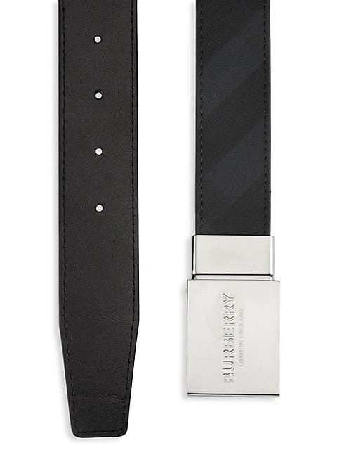 商品Burberry|London Check Reversible Belt,价格¥3840,第2张图片详细描述