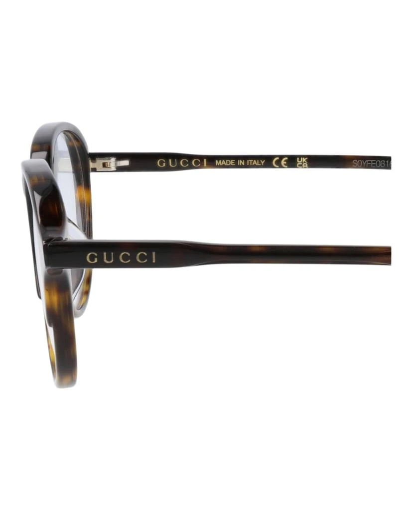 商品Gucci|Round-Frame Acetate Optical Frames,价格¥776,第4张图片详细描述