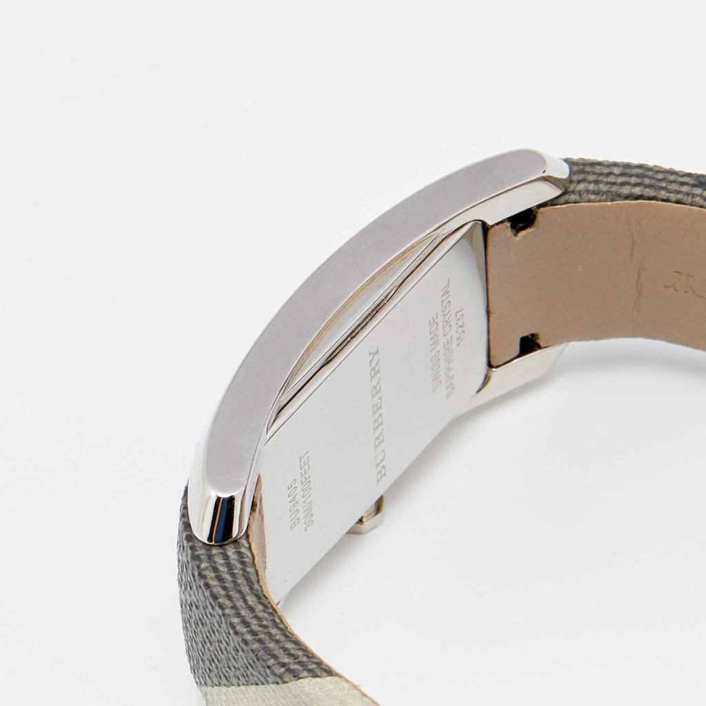 Burberry Black Stainless Steel Canvas Nova BU9405 Women's Wristwatch 25 mm商品第8张图片规格展示