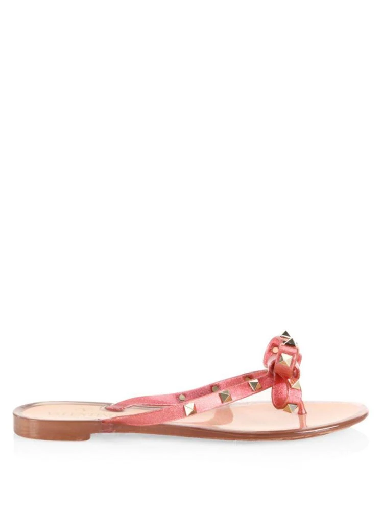 商品Valentino|Valentino - Valentino Garavani Rockstud Jelly Thong Sandals,价格¥1559,第5张图片详细描述