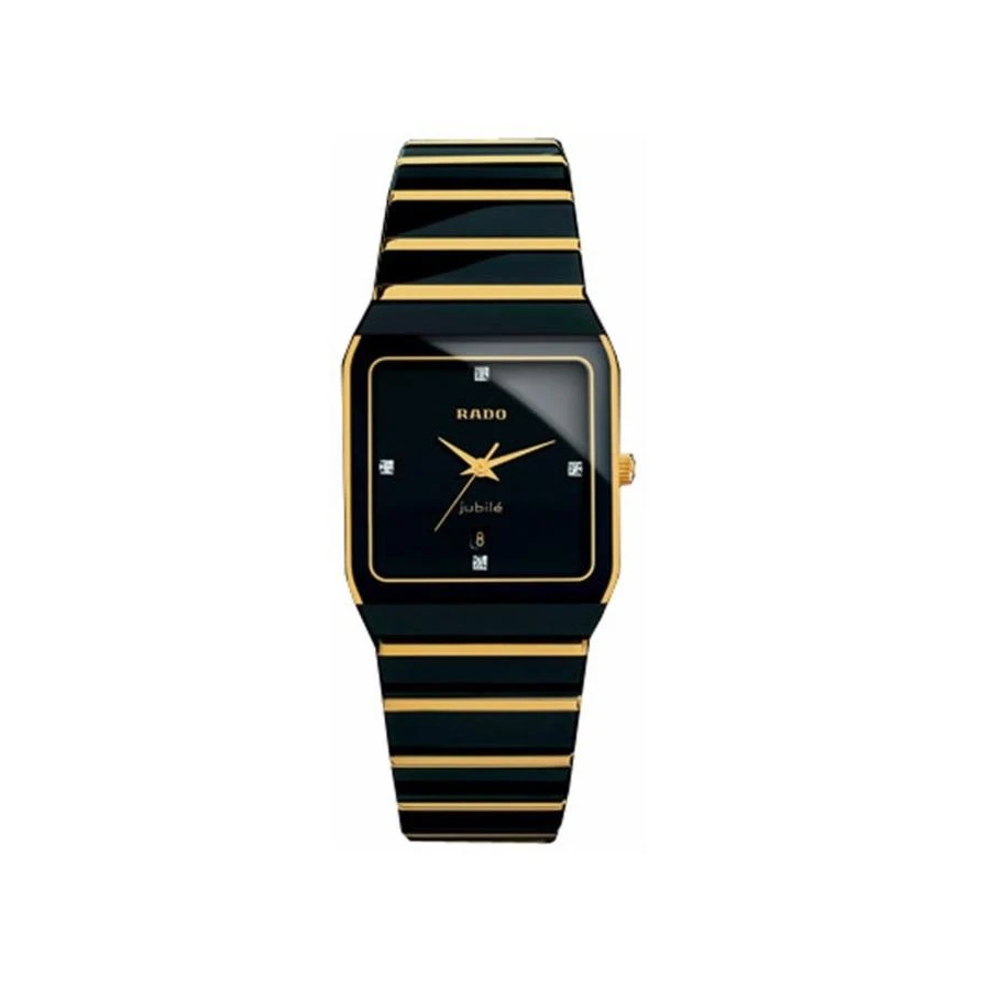 商品Rado|Anatom Jubile Quartz Diamond Black Dial Ladies Watch R10398761,价格¥23828,第1张图片