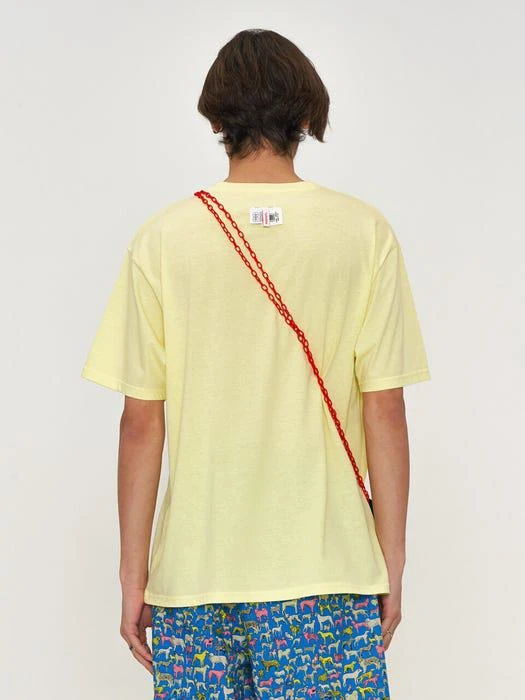商品NORNOT|Regular Fit Dopamine T-Shirt Yellow,价格¥797,第3张图片详细描述