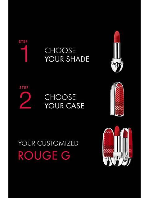 商品Guerlain|Rouge G Fashion-Inspired Luxurious Velvet Lipstick Case,价格¥239,第5张图片详细描述