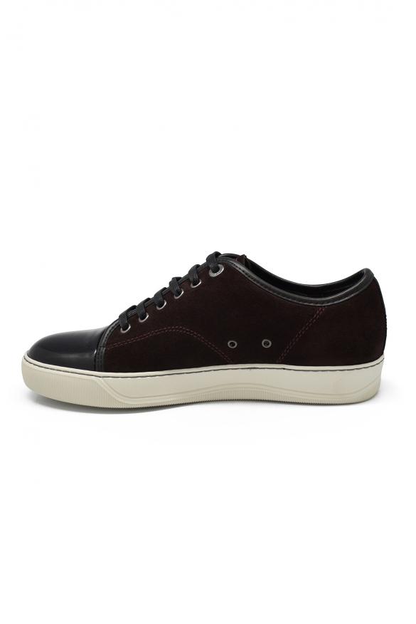 Luxury Sneakers For Men   Lanvin Dbb1 Brown Suede Sneakers商品第3张图片规格展示