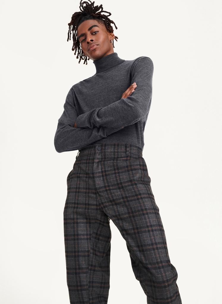 商品DKNY|Grey Plaid Pant,价格¥336,第5张图片详细描述