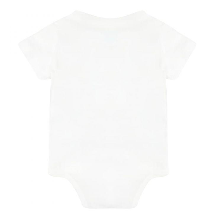 商品Ralph Lauren|White Polo Bear Bodysuit,价格¥154,第5张图片详细描述