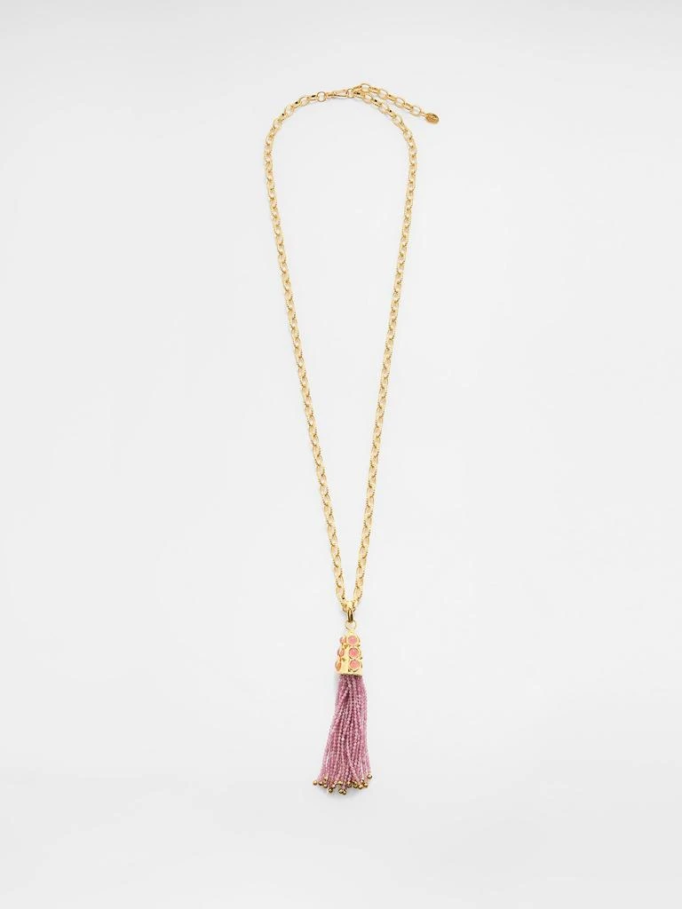 商品Sylvia Toledano|Gio pink jade tassel necklace,价格¥2712,第5张图片详细描述