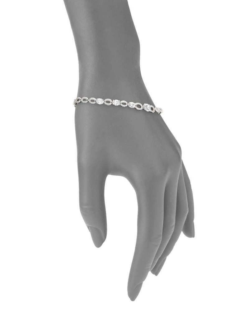 商品Nadri|Crystal and Silver Bracelet,价格¥542,第2张图片详细描述