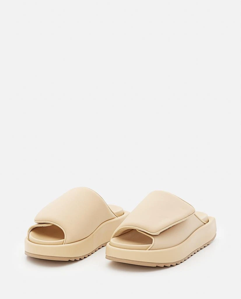 商品GIA BORGHINI|40MM CHUNKY LEATHER AND SCUBA SLIPPERS,价格¥3399,第2张图片详细描述