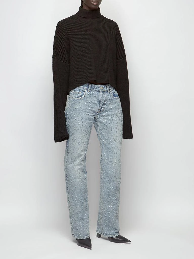 商品Balenciaga|Cropped Cotton Knit Turtleneck,价格¥10427,第1张图片