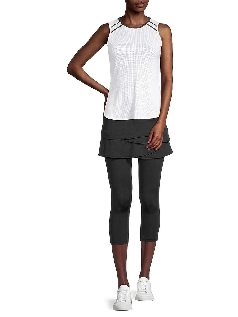 商品Lucky in Love|Scalloped 2-Piece Capri Legging Set,价格¥553,第2张图片详细描述