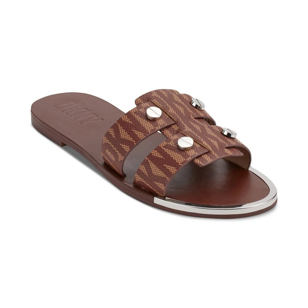 商品DKNY|Women's Glynn Slip-on Embellished Slide Sandals,价格¥488,第1张图片