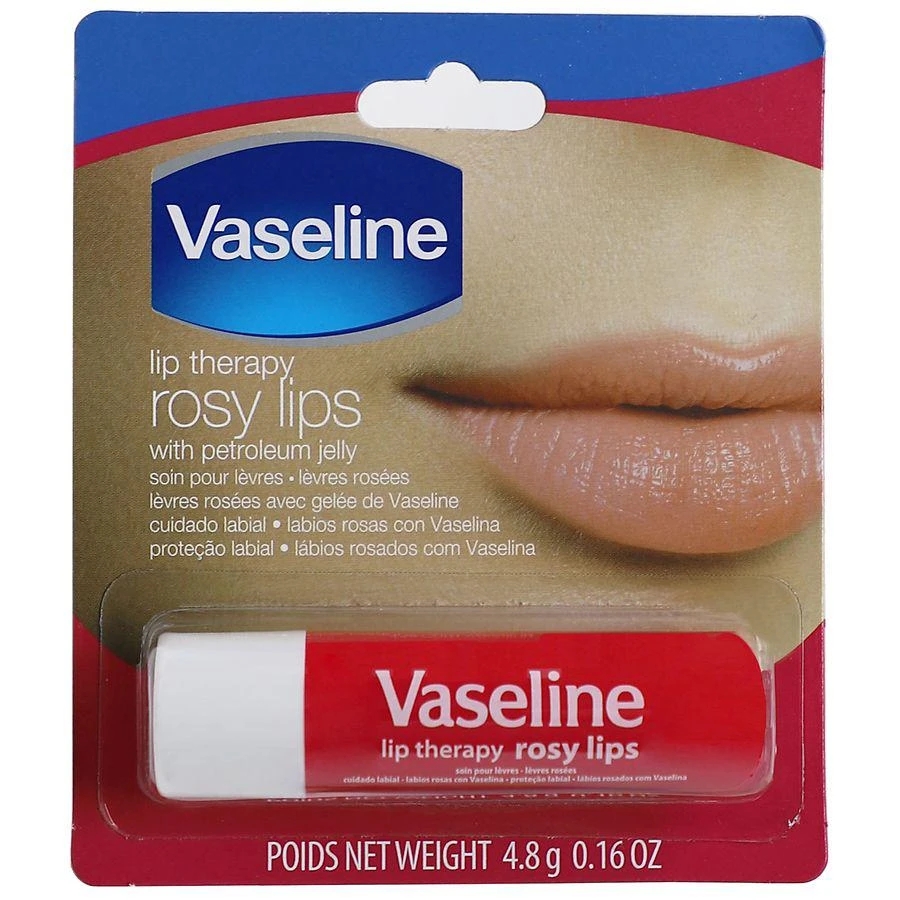 商品Vaseline|Lip Therapy Lip Balm Rosy Lips,价格¥9,第1张图片