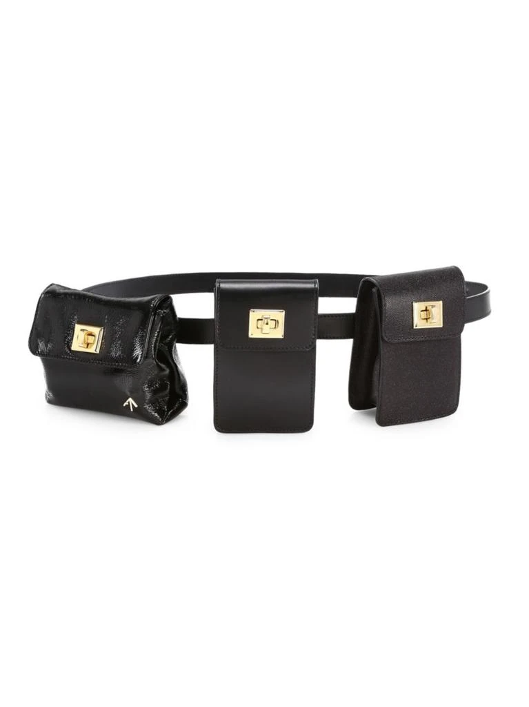 商品Manu Atelier|Leather Tech Belt Bag,价格¥1838,第1张图片