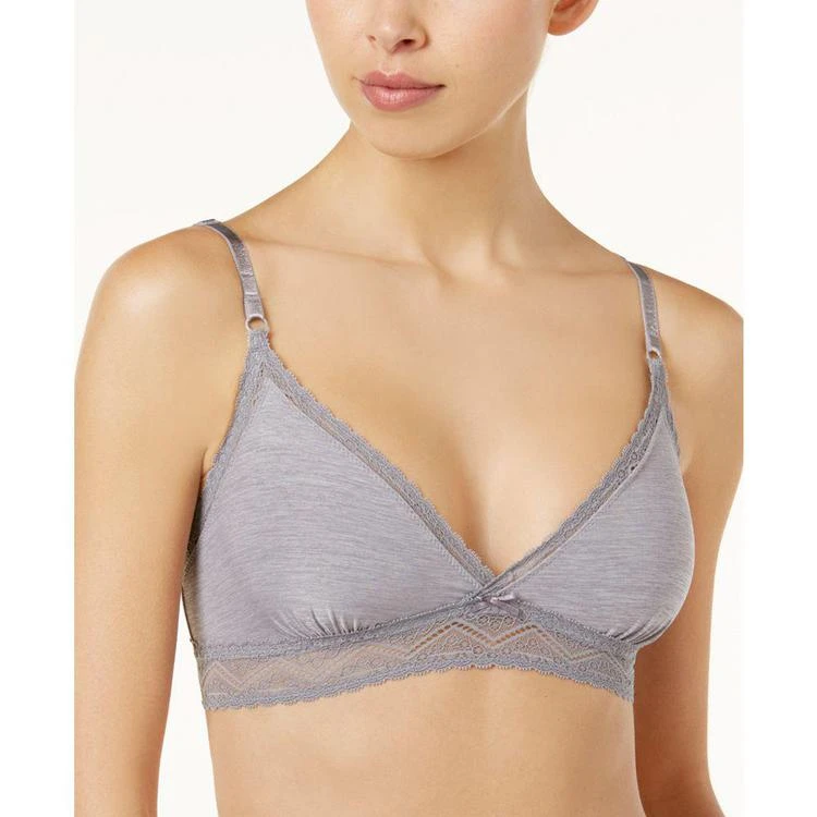 商品Heidi by Heidi Klum|Natural Marl Geometric-Lace Bralette H21-1180B,价格¥89,第2张图片详细描述