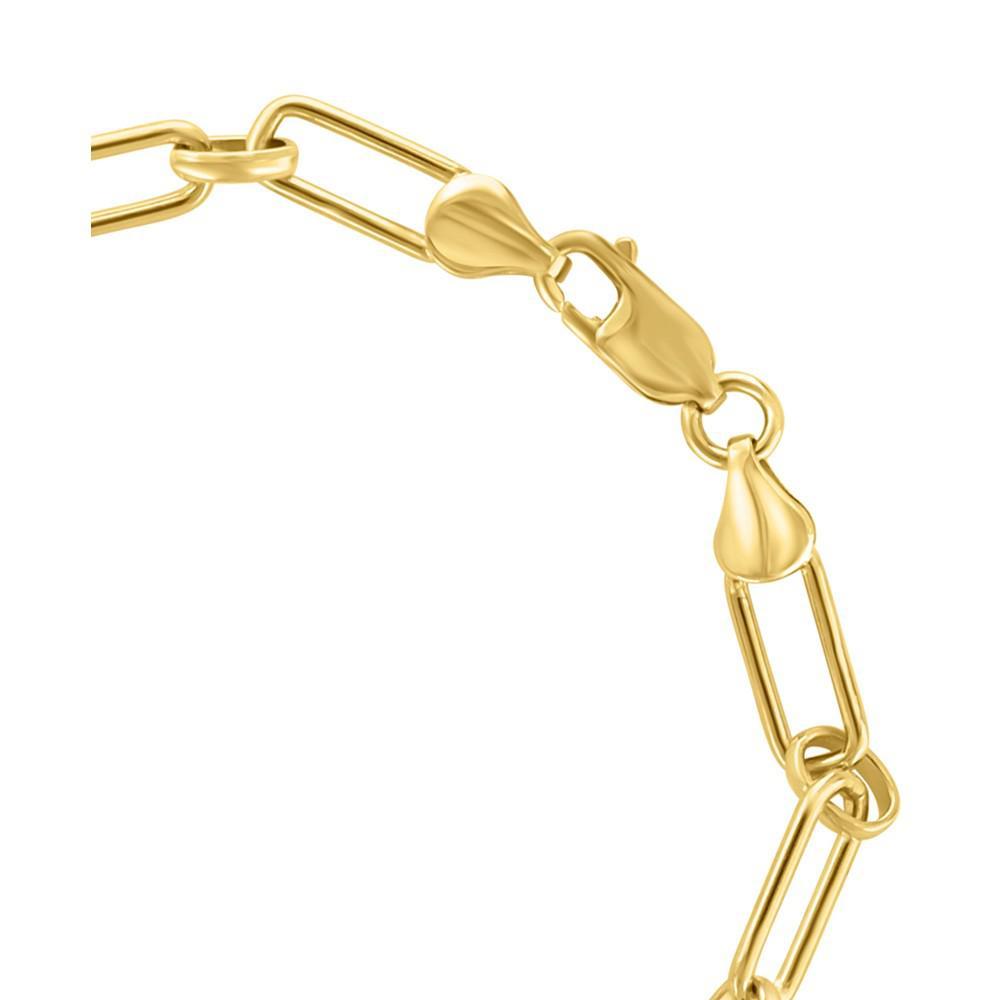 商品Effy|EFFY® Men's Polished Link Bracelet in 14k Gold-Plated Sterling Silver,价格¥3176,第5张图片详细描述