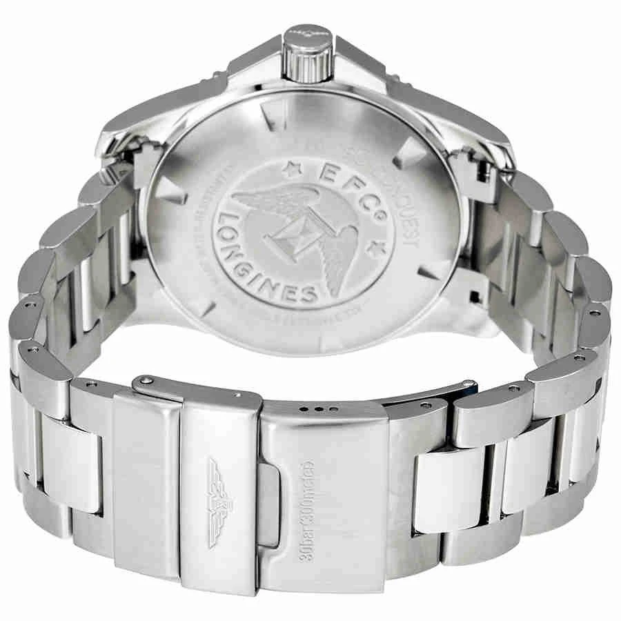 商品Longines|HydroConquest Black Dial Men's 44mm Watch L38404566,价格¥5973,第3张图片详细描述