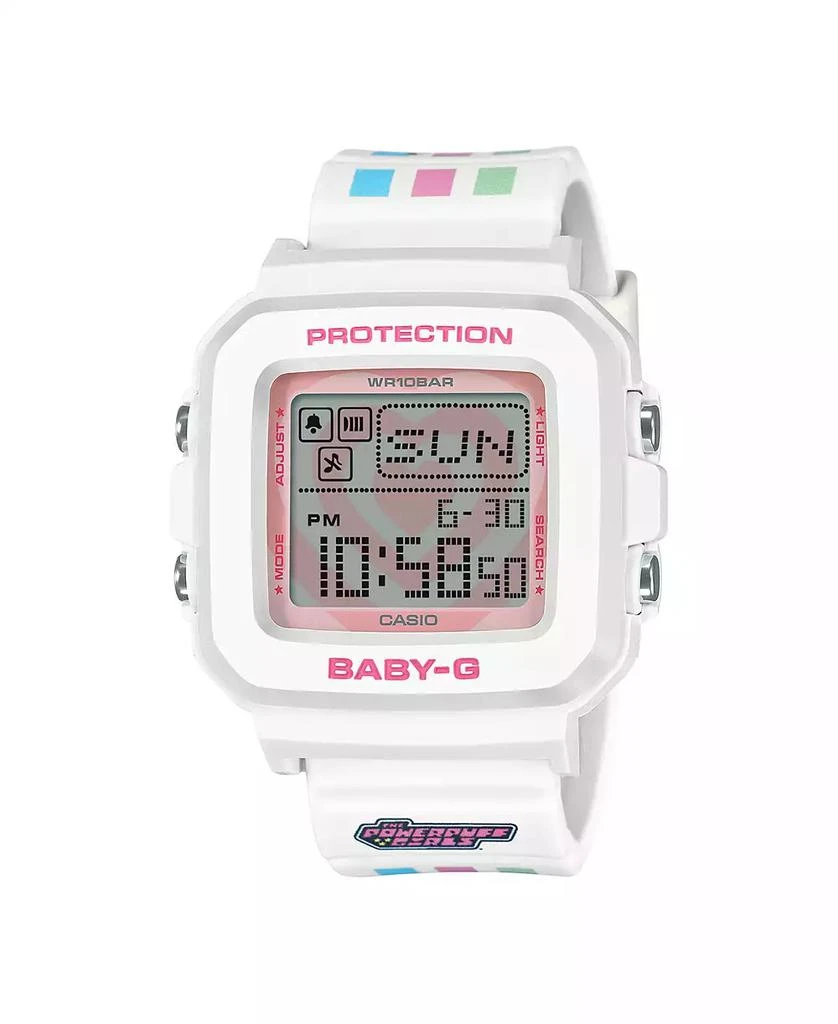 商品G-Shock|G-Shock Women's Collab White Resin Watch, 42.8mm, BGD10KPP-7,价格¥1040,第1张图片