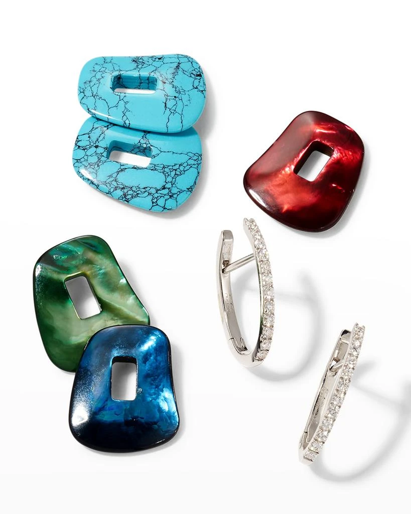 商品Mattioli|Puzzle Collection Interchangeable Hoop Earrings in 18K White Gold, Set of 11,价格¥26425,第3张图片详细描述