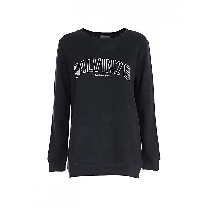 商品[国内直发] Calvin Klein|Calvin Klein 卡尔文 克莱恩 女士黑色印花棉质卫衣 J20J206857-099,价格¥387,第1张图片