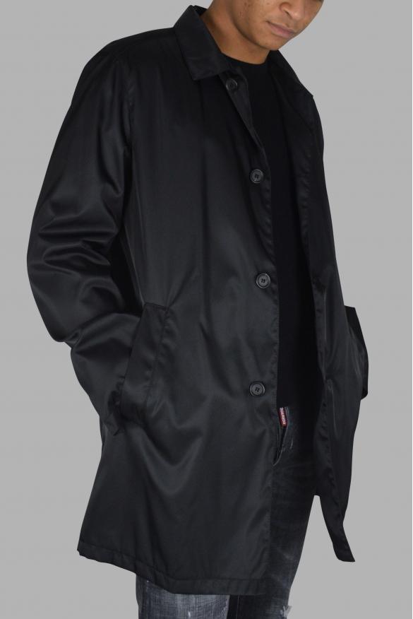 Men's Luxury Coat   Prada Black Coat商品第4张图片规格展示