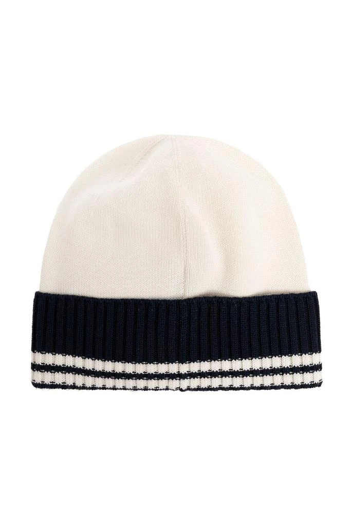 商品Moncler|Moncler Enfant Logo Patch Ribbed Beanie,价格¥793,第2张图片详细描述