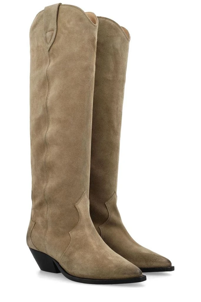 商品Isabel Marant|Isabel Marant Denvee Pointed-Toe Knee-Length Boots,价格¥3603,第3张图片详细描述