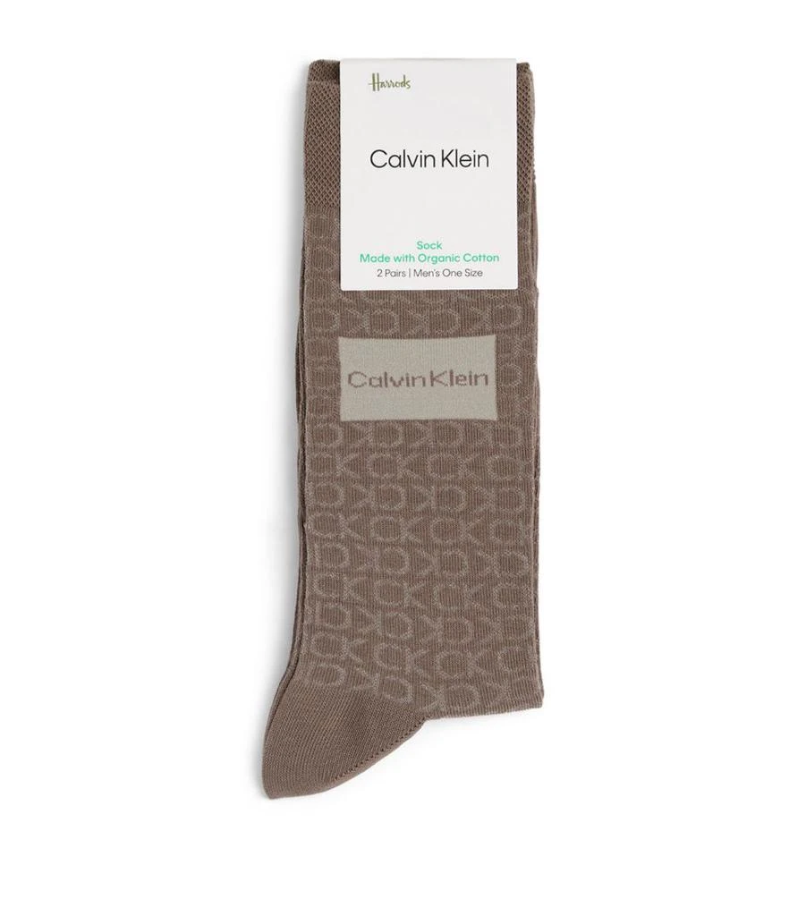 商品Calvin Klein|Organic Cotton-Blend Socks (Pack of 2),价格¥151,第1张图片
