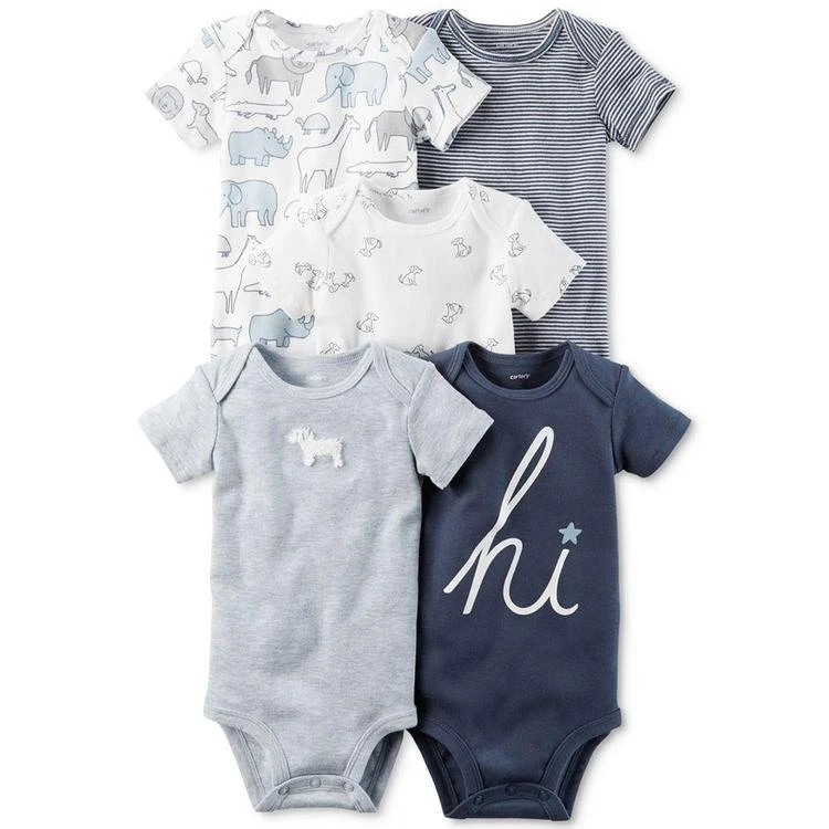 商品Carter's|男婴包臀衣5件套,价格¥97,第1张图片
