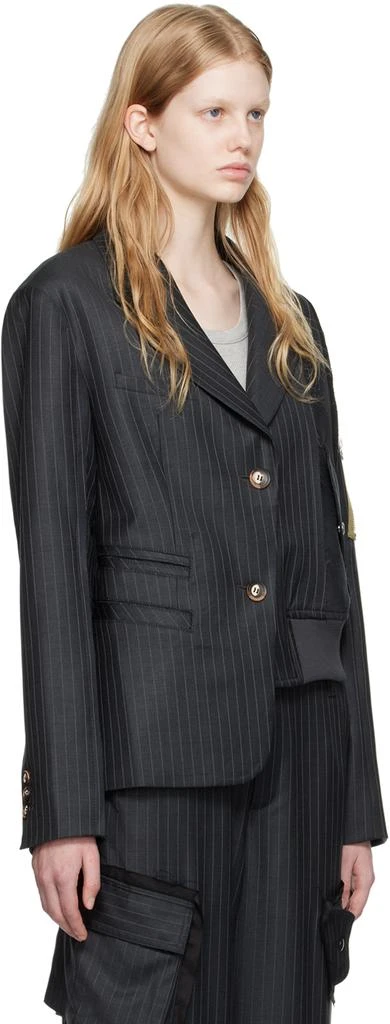 商品ANDERSSON BELL|Gray Pin Stripe Blazer,价格¥3010,第2张图片详细描述