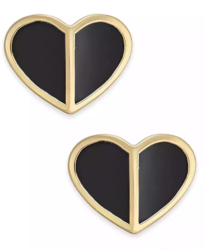 商品Kate Spade|Gold-Tone Heart Stud Earrings,价格¥367,第1张图片