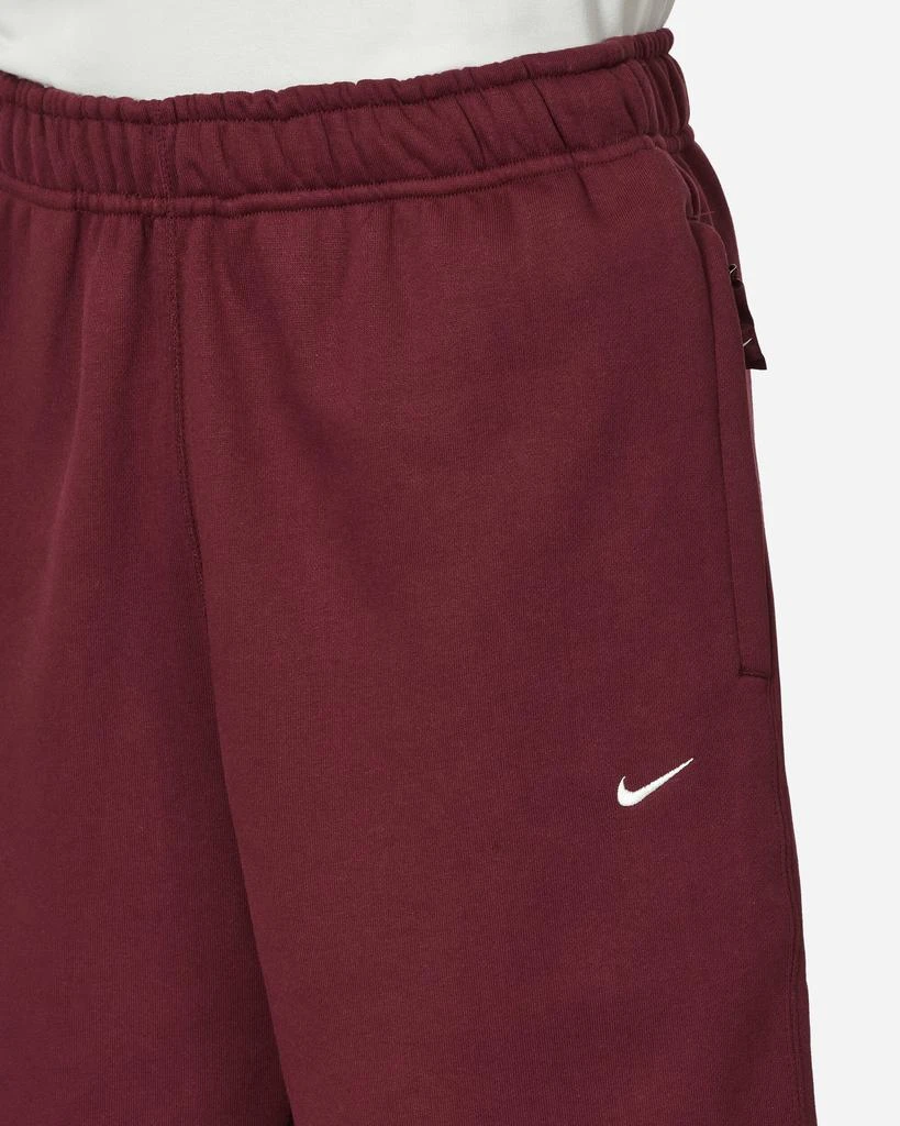 商品NIKE|Solo Swoosh Sweatpants Night Maroon,价格¥324,第5张图片详细描述