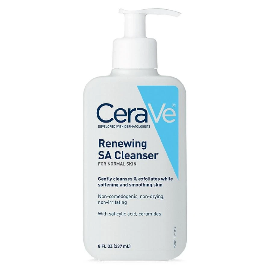 商品CeraVe|Salicylic Acid Face Wash with Hyaluronic Acid, Renewing SA Cleanser,价格¥134,第1张图片