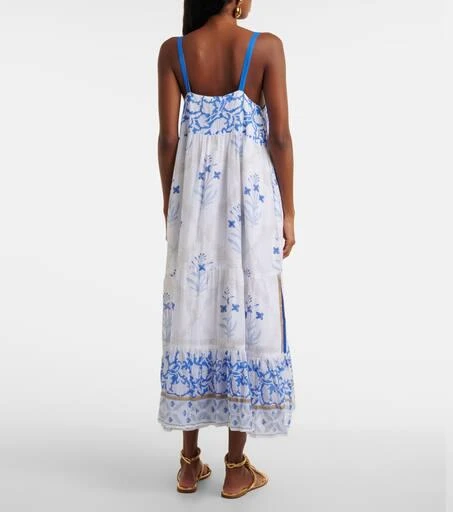 商品Juliet Dunn|Floral cotton midi dress,价格¥2751,第3张图片详细描述