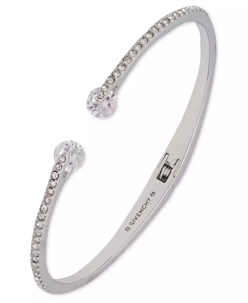 商品Givenchy|2-Pc. Color Floating Stone Crystal Cuff Bangle Bracelet and Matching Stud Earrings Set,价格¥456,第2张图片详细描述
