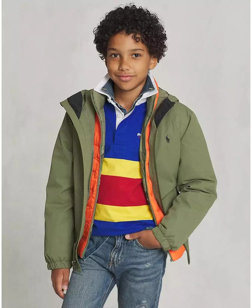 商品Ralph Lauren|Big Unisex P- Layer 1 Water-Repellent Hooded Jacket,价格¥767,第2张图片详细描述