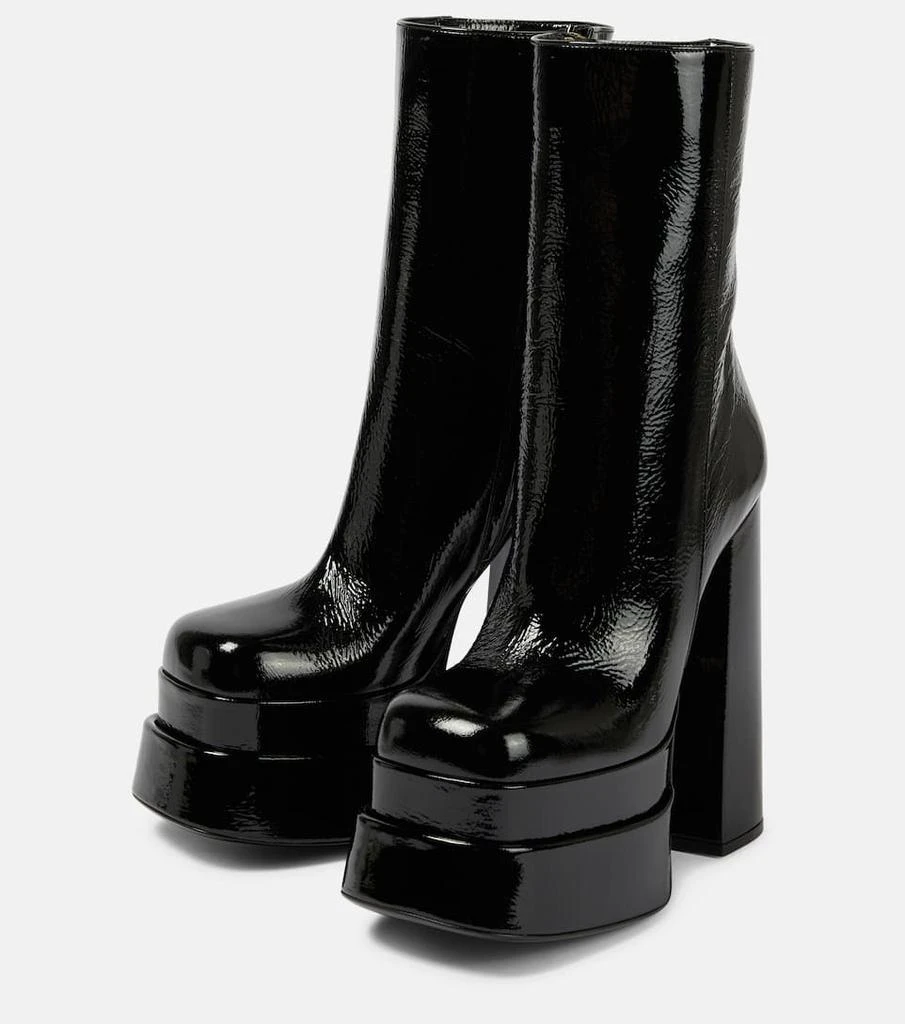 商品Versace|Aevitas皮革防水台及踝靴,价格¥7582,第5张图片详细描述