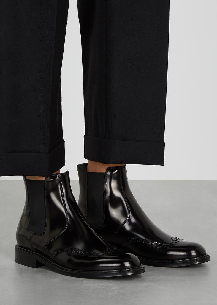 商品Yves Saint Laurent|Army black glossed leather Chelsea boots,价格¥5792,第7张图片详细描述