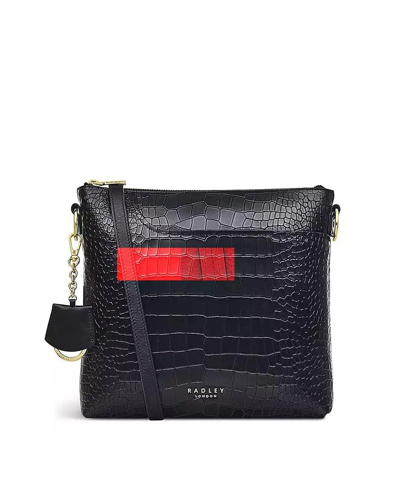 商品Radley|Women's Pockets 2.0 Faux Croc Small Zip Top Crossbody,价格¥1630,第4张图片详细描述