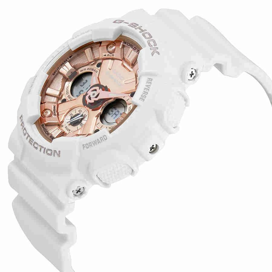 商品Casio|G-Shock S Series Rose Gold Dial Ladies Sports Watch GMAS120MF-7A2,价格¥630,第2张图片详细描述