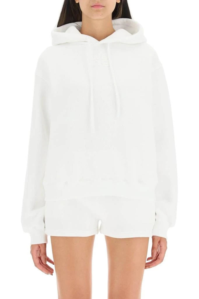 商品Alexander Wang|T By Alexander Wang Drawstring Long-Sleeved Hoodie,价格¥1986,第2张图片详细描述