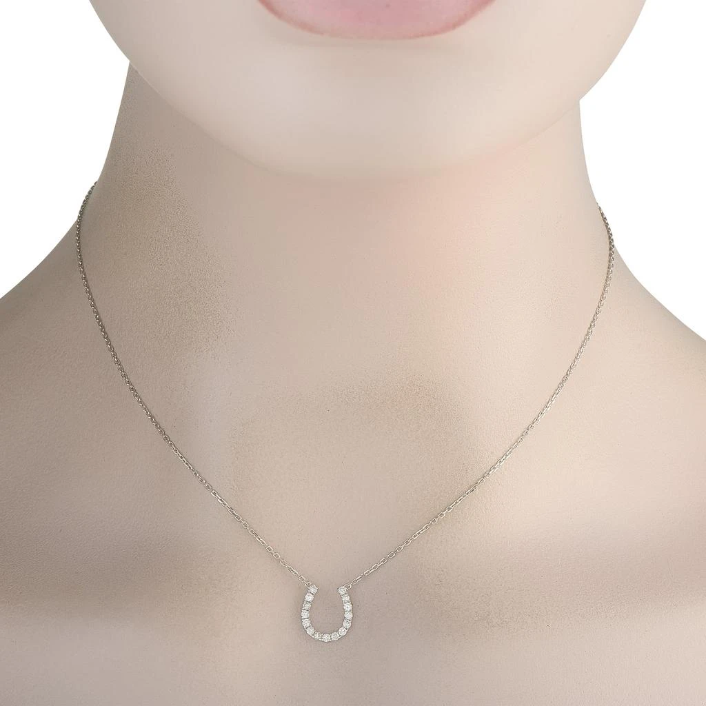 商品LB Exclusive|14K White Gold 0.30ct Diamond Necklace PN15869,价格¥5426,第2张图片详细描述