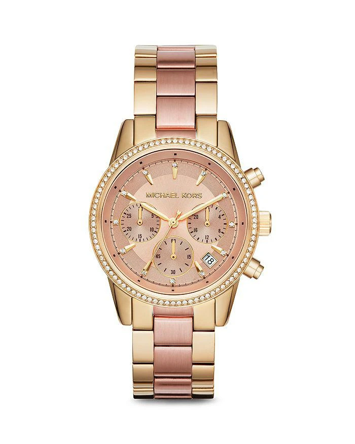 商品Michael Kors|Ritz Watch, 37mm,价格¥706,第1张图片