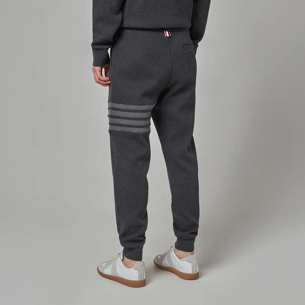 Thom Browne Men's Four-Bar Waffle Knit Sweatpants商品第3张图片规格展示